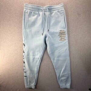 Shoe Palace Friends TV Show Joggers Sweatpants Mens Large L Light Blue Fleece